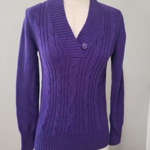 Purple Faded Glory sweater size small